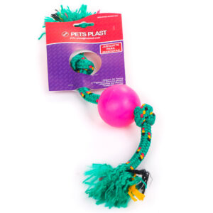 Pelota de Goma chica con Soga Alpina