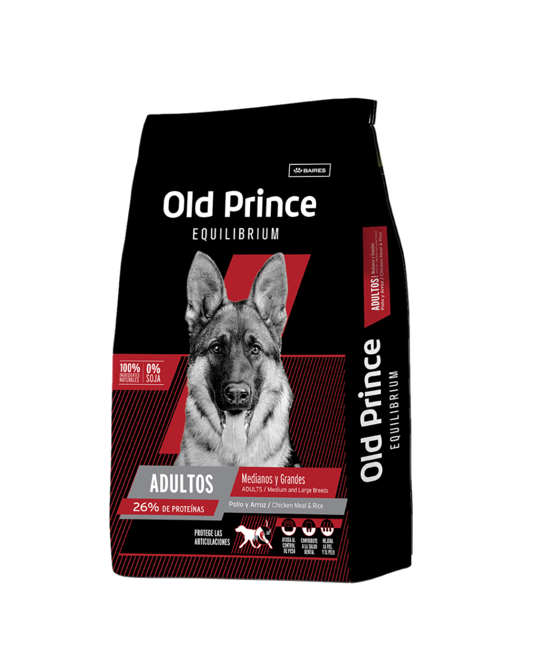 Old Prince equilibrium adulto raza mediana grande