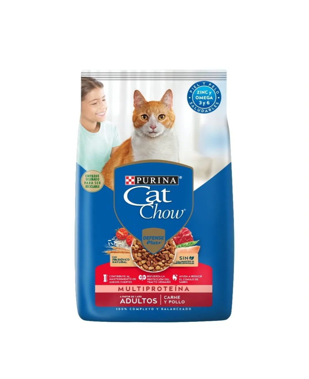 Cat chow adultos carne y pollo