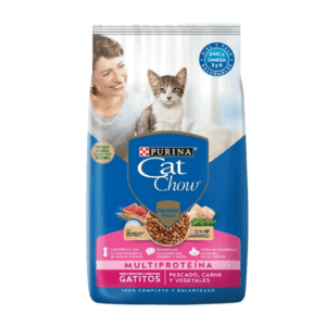 Cat Chow gatitos pescado, carne y leche