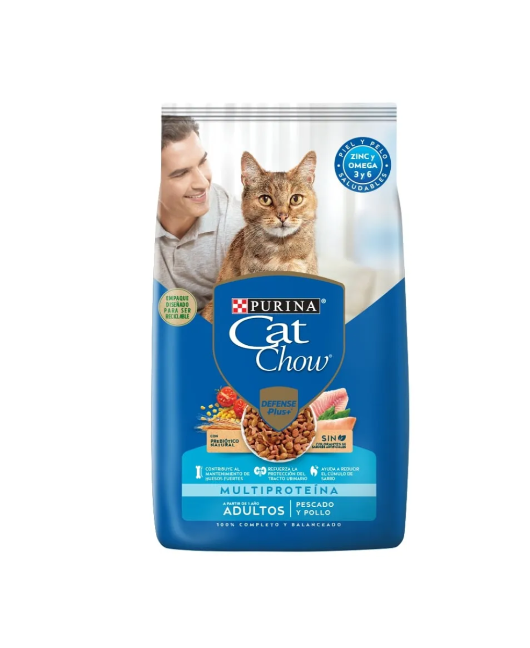 Cat chow adultos pescado y pollo