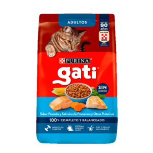 Gati pescado y salmón a la primavera
