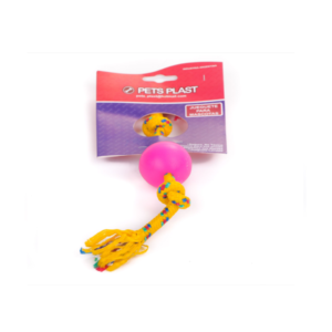 Pelota de Goma mediana con Soga Alpina