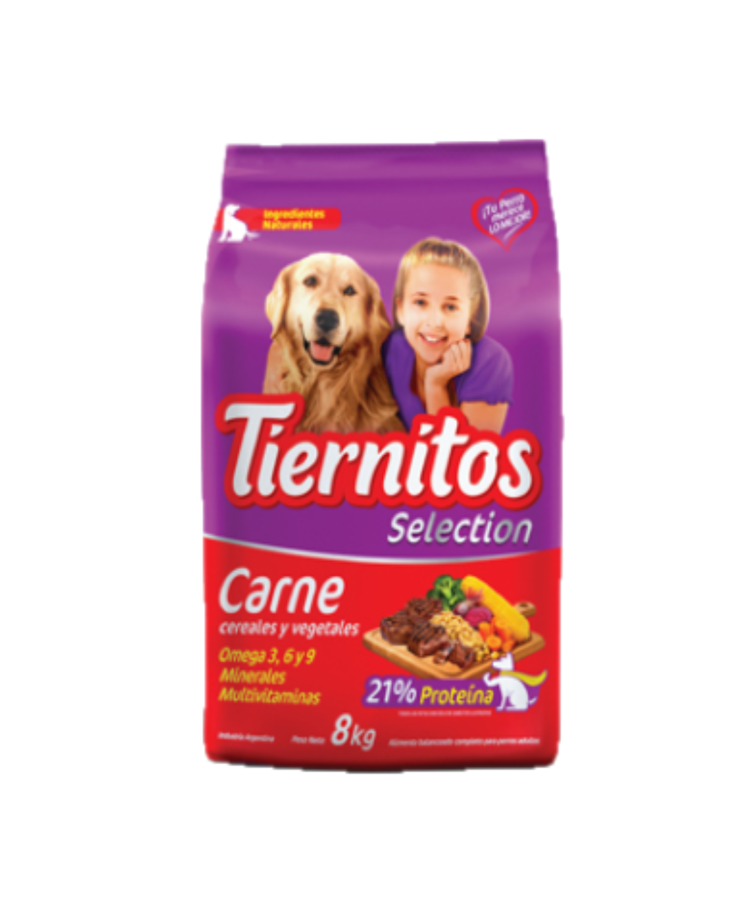 Tiernitos adulto Carne y vegetales