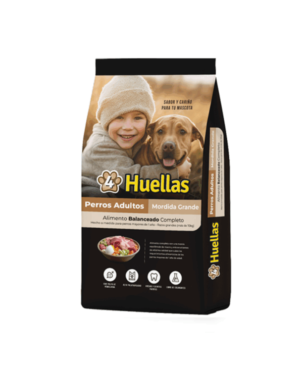 4 Huellas perro adulto